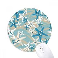 Dıythinker Discover World Deniz Yıldızı Deniz Organizması Baskılı Yuvarlak Kaymaz Kauçuk Mouse Pad