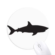 Dıythinker Docile Blue Ocean Shark Fierce Fish Baskılı Yuvarlak Kaymaz Kauçuk Mouse Pad