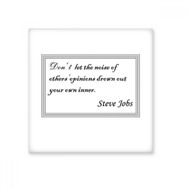 Dıythinker Dont Let Others Opinions Brown you Seramik Bisque Fayans 10x10 cm Seramik Karo