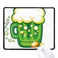 Dıythinker Dört Yapraklı Yonca Bira İrlanda St.Patrick's Day Kaymaz Siyah Başlıklı Kenarlar