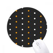 Dıythinker Dot Happy Fear Cadılar Bayramı Baskılı Yuvarlak Kaymaz Kauçuk Mouse Pad