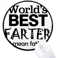 Dıythinker En İyi Baba Alıntı Babalar Günü Yuvarlak Kaymaz Mouse Pad