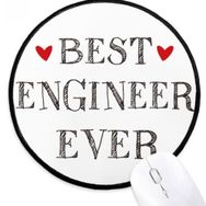 Dıythinker En İyi Mühendis Hiç Alıntı Meslek Yuvarlak Kaymaz Mouse Pad