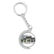 Diythinker Erkek Çin Geleneksel Mimari Fotoğrafçılık Döndürülebilir Çok Renkli 3x9 cm Anahtarlık
