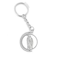 Diythinker Erkek En Büyük Kuş Boyası Soğuk Döndürülebilir Çok Renkli 3x9 cm Anahtarlık