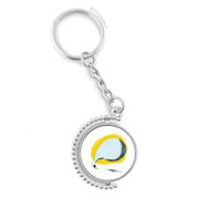 Diythinker Erkek Evren Uzaylı Canavar Kedi Gece Döndürülebilir Çok Renkli 3x9 cm Anahtarlık