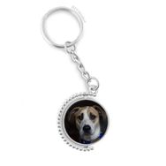 Diythinker Erkek Köpek Evcil Hayvan Koyu Resim Döndürülebilir Çok Renkli 3x9 cm Anahtarlık