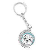Diythinker Erkek Kulaklık Müzik Canlılığı Sesler Köpek Döndürülebilir Çok Renkli 3x9 cm Anahtarlık