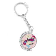 Diythinker Erkek Resim Japon Kültürü Pembe Döndürülebilir Çok Renkli 3x9 cm Anahtarlık