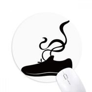 Dıythinker Erkek Spor Ayakkabı Siyah Siluet Desenli Baskılı Yuvarlak Kaymaz Kauçuk Mouse Pad