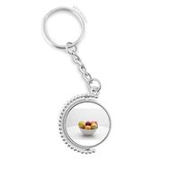 Diythinker Erkek Taze Sıcaklıklı Meyveler Fotoğraf Resim Döndürülebilir Çok Renkli 3x9 cm Anahtarlık