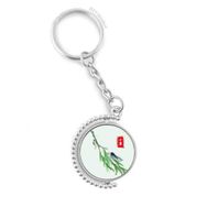 Diythinker Erkek Yuvarlak Hafif Isı Yirmi Dört Güneş Döndürülebilir Çok Renkli 3x9 cm Anahtarlık