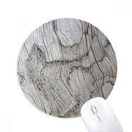 Dıythinker Eski Kabuk Dokusu Gri Çizgili Baskılı Yuvarlak Kaymaz Kauçuk Mouse Pad