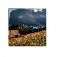 Dıythinker Ev Çiçek Orman Bilim Doğa Manzarası 20x20 cm Seramik Karo
