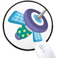Dıythinker Evren Alien Canavar Uydu Yuvarlak Kaymaz Mouse Pad