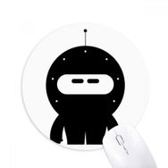 Dıythinker Evren Uzaylı Canavar Robot Baskılı Yuvarlak Kaymaz Kauçuk Mouse Pad