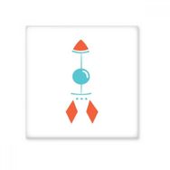 Dıythinker Evren Uzaylı Canavar Roket Seramik 10x10 cm Seramik Karo