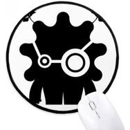 Dıythinker Evren Uzaylı ve Canavar Alien Yuvarlak Kaymaz Mouse Pad