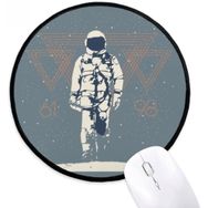 Dıythinker Evren ve Alien Spaceman Yuvarlak Kaymaz Mouse Pad