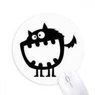 Dıythinker Evren ve Uzaylı Büyük Ağızlı Canavar Baskılı Yuvarlak Kaymaz Kauçuk Mouse Pad