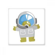 Dıythinker Evren ve Uzaylı Güzel Astronot 10x10 cm Seramik Karo