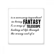Dıythinker Fantasy is Here Alıntılar Seramik 10x10 cm Seramik Karo