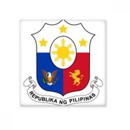 Dıythinker Filipinler Asya Ulusal Amblem Seramik 10x10 cm Seramik Karo