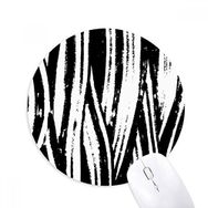 Dıythinker Fırça İşi Dikey Çizgi Doku Baskılı Yuvarlak Kaymaz Kauçuk Mouse Pad