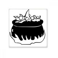 Dıythinker Fire Happy Fear Cadılar Bayramı 20x20 cm Seramik Karo