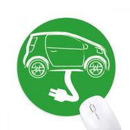 Dıythinker Fiş Hattı Enerji Araçları Çevreyi Korur Baskılı Yuvarlak Kaymaz Kauçuk Mouse Pad
