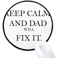 Dıythinker Fix It Baba Festivali Alıntı Yuvarlak Kaymaz Mouse Pad