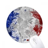 Dıythinker Fransa Bayrağı Ülke Şehir Kültürü Baskılı Yuvarlak Kaymaz Kauçuk Mouse Pad