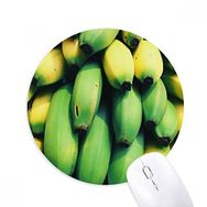 Dıythinker Fresh Fruits Sarı Muz Resim Baskılı Yuvarlak Kaymaz Kauçuk Mouse Pad