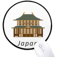 Dıythinker Geleneksel Japon Kültür Tapınağı Yuvarlak Kaymaz Mouse Pad