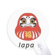 Dıythinker Geleneksel Japon Özel Para Kutusu Baskılı Yuvarlak Kaymaz Kauçuk Mouse Pad