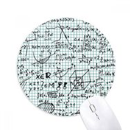 Dıythinker Geometri Matematiksel Formüller Calculus Figür Baskılı Yuvarlak Kaymaz Kauçuk Mouse Pad