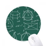 Dıythinker Geometrik Matematiksel Formül Calculus Baskılı Yuvarlak Kaymaz Kauçuk Mouse Pad