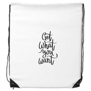 Dıythinker Get What You Want Alıntı İpli Sırt Çantası