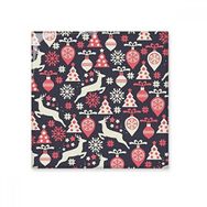 Dıythinker Geyik Noel Ağacı Hediye 10x10 cm Seramik Karo