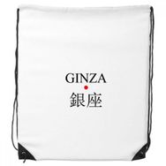 Dıythinker Ginza Japaness Şehir Adı Kırmızı Güneş Bayrağı İpli Sırt Çantası