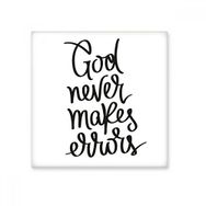 Dıythinker God Never Makes Errors Alıntı 10x10 cm Seramik Karo