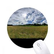 Dıythinker Gökyüzü Bulutları Orman Bilim Doğa Manzarası Baskılı Yuvarlak Kaymaz Kauçuk Mouse Pad