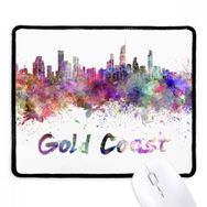 Dıythinker Gold Coast Gana Afrika Şehri Suluboya Kaymaz Siyah Başlıklı Kenarlar