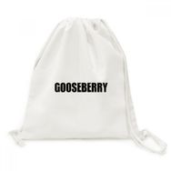 Dıythinker Gooseberry Meyve İsmi Gıdalar Kanvas İpli Sırt Çantası