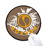 Dıythinker Graffiti Sokak Güçlü AOE Patlama Yuvarlak Kaymaz Mouse Pad