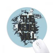 Dıythinker Graffiti Street The Rebel Sarı Desenli Baskılı Yuvarlak Kaymaz Kauçuk Mouse Pad