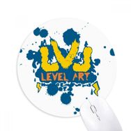 Dıythinker Grafiti Sokak Şimşek Seviyesi Sanat Baskılı Yuvarlak Kaymaz Kauçuk Mouse Pad