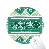 Dıythinker Green Hills Meksika Totems Antik Uygarlık Baskılı Yuvarlak Kaymaz Kauçuk Mouse Pad