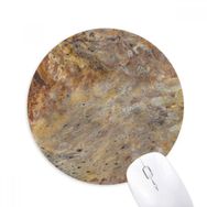 Dıythinker Gri Mermer Çeşitli İllüstrasyon Desen Baskılı Yuvarlak Kaymaz Kauçuk Mouse Pad