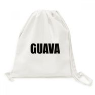 Dıythinker Guava Meyve İsmi Yiyecekler Kanvas İpli Sırt Çantası